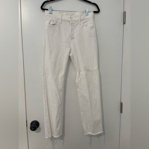 MOTHER scrapper cuff ankle fray size 26